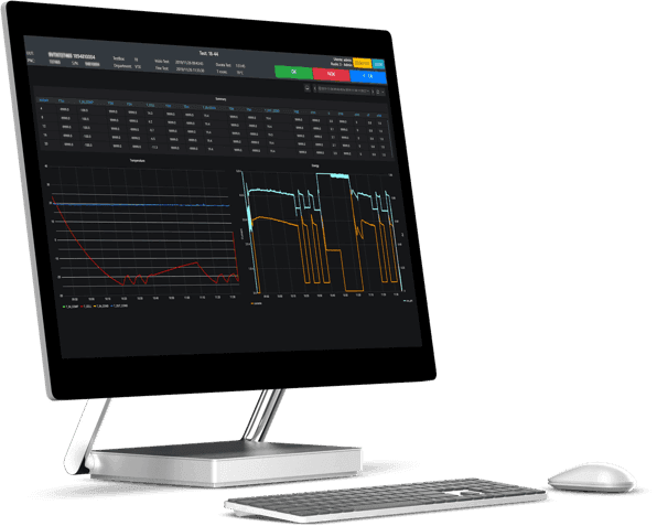 Web app on PC for data analysis in production