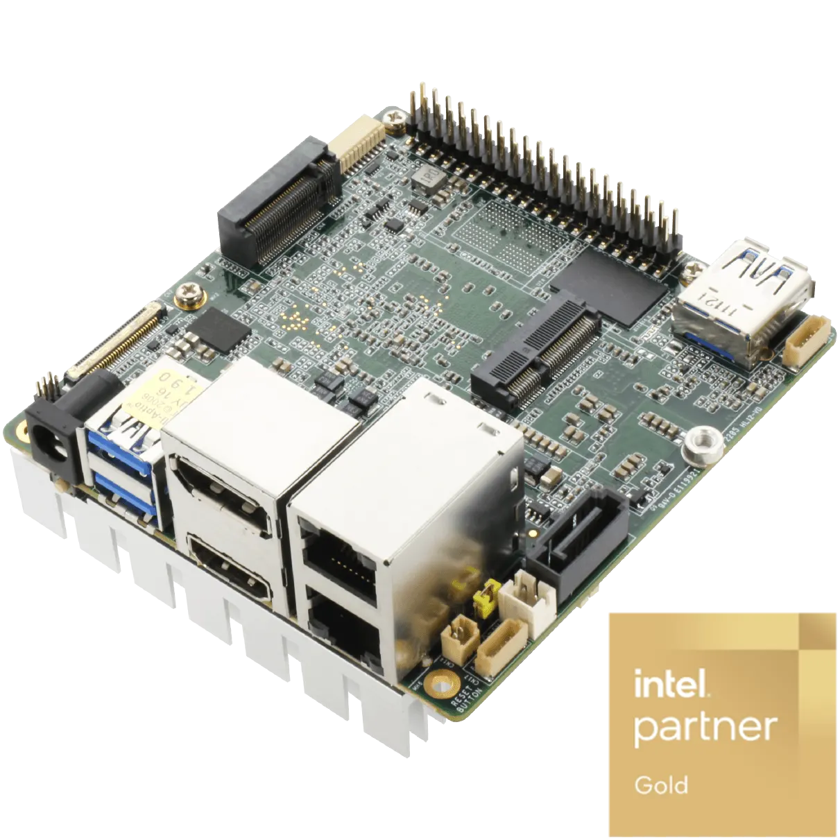 IIoT gateway with integrated Intel UP squared V2 from Eureka System, Intel Gold Partner