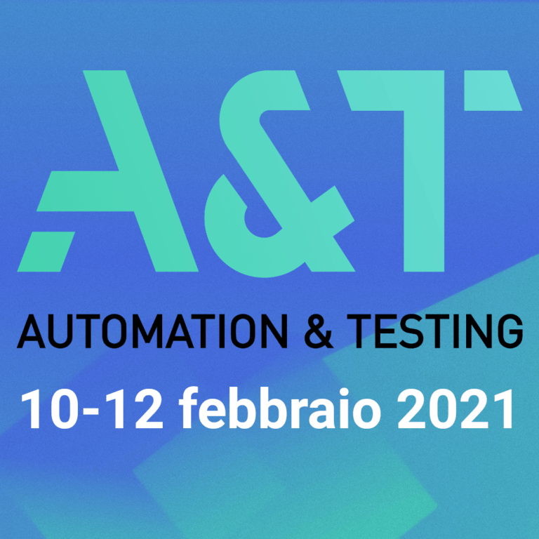 A&T 2021 fiera online Automation & Testing