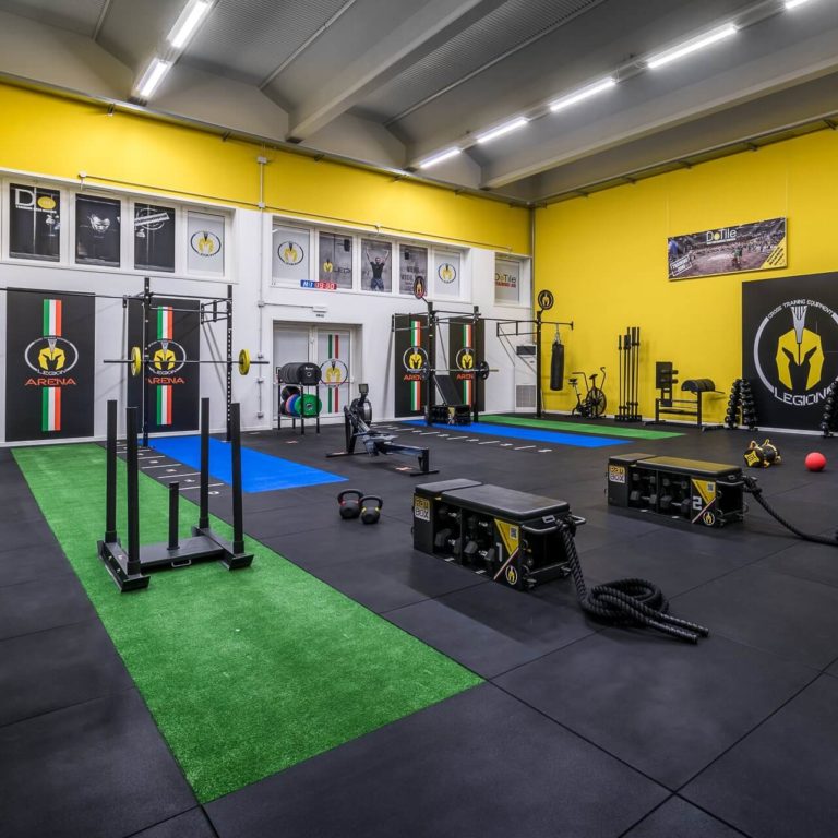 Interni palestra aziendale in Eureka System a Villorba, Treviso