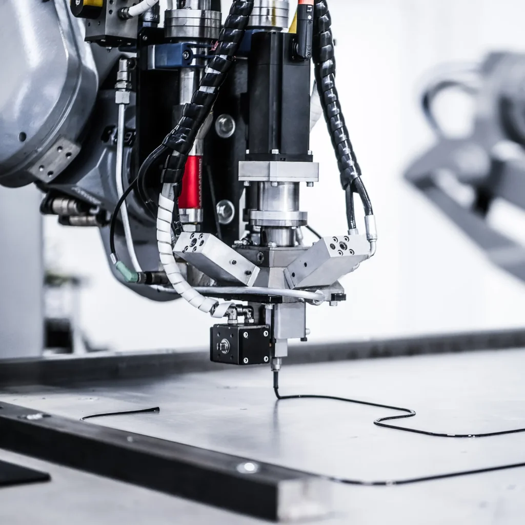 Gasket CAM-robot in Europoliuretani per stendere guarnizioni poliuretaniche con tecnologia FIPFG