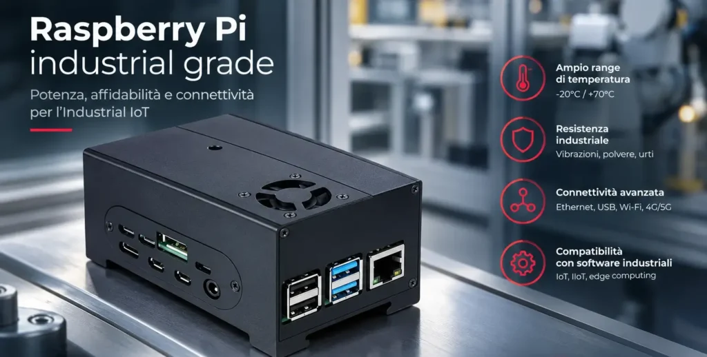 Raspberry Pi industriale, tecnologia edge IoT