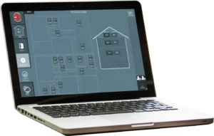 Interfaccia Building Management System Domusys per impianto climatizzazione