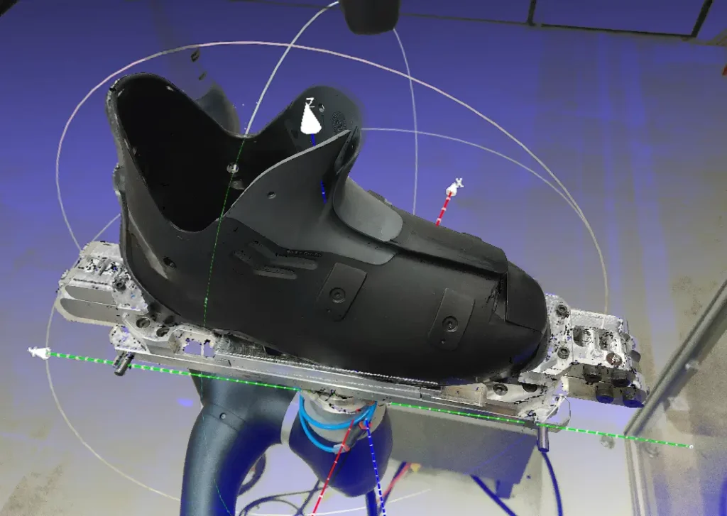 Ricostruzione con Automatha mesh 3D di uno scarpone da sci Nordica (Tecnica)