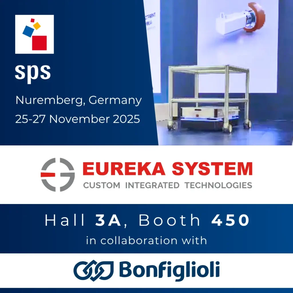 AMR Helko a SPS Norimberga 2025 con Bonfiglioli