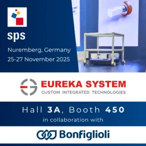 AMR Helko a SPS Norimberga 2025 con Bonfiglioli