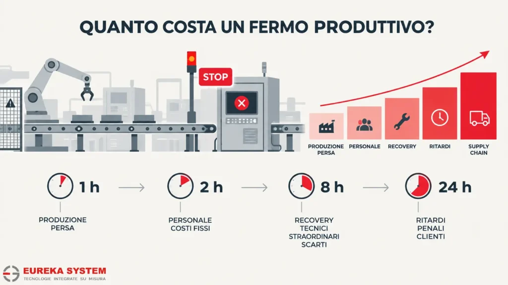 Infografica costi fermo produttivo